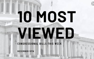 10 Important Congressional Bills This Week