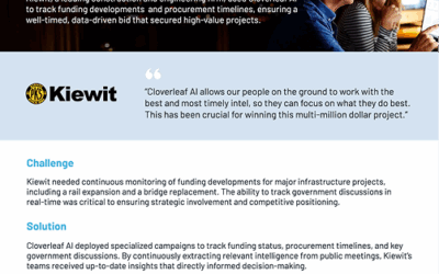 How Kiewit Won Multi-Million-Dollar Infrastructure Projects
